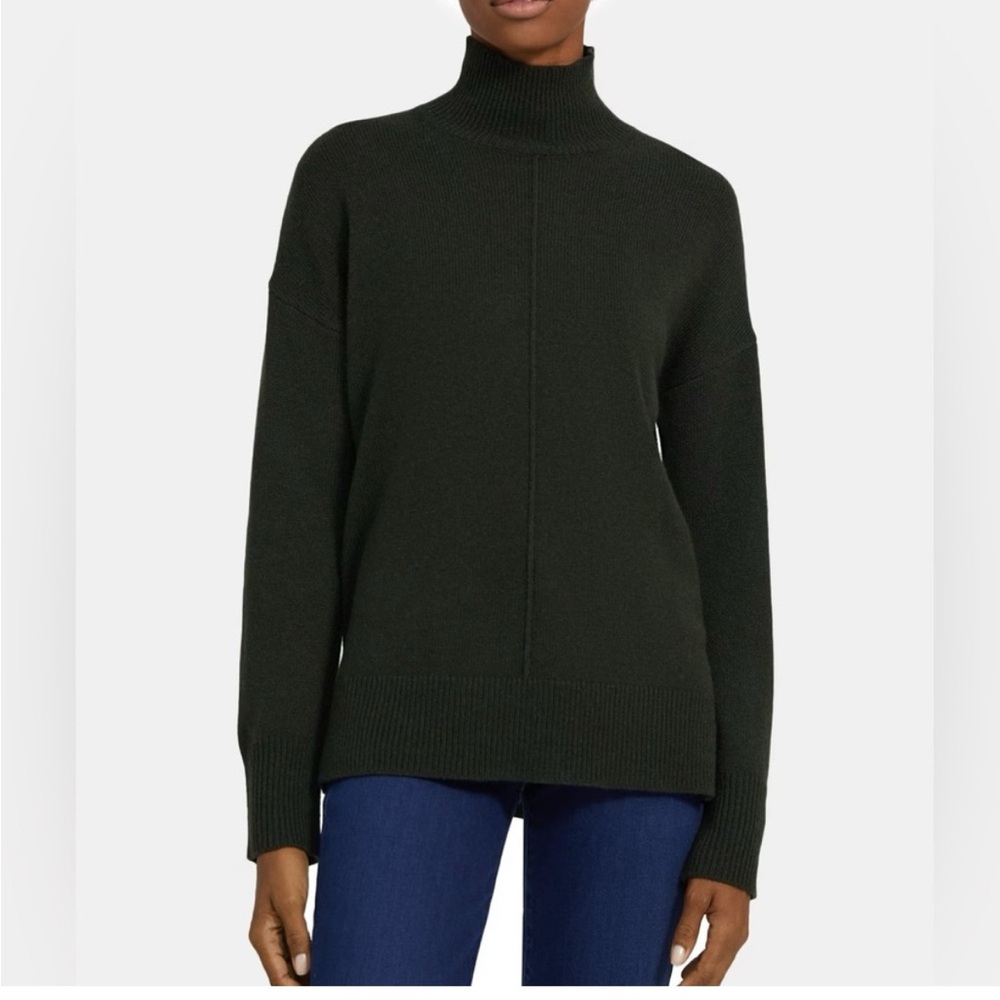 Theory Cashmere Slouchy Turtleneck